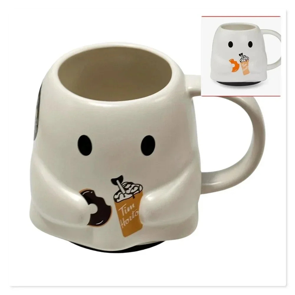 Tim Hortons Mug Limited Edition Ghost Halloween Color Change Mug 20 oz New 2024